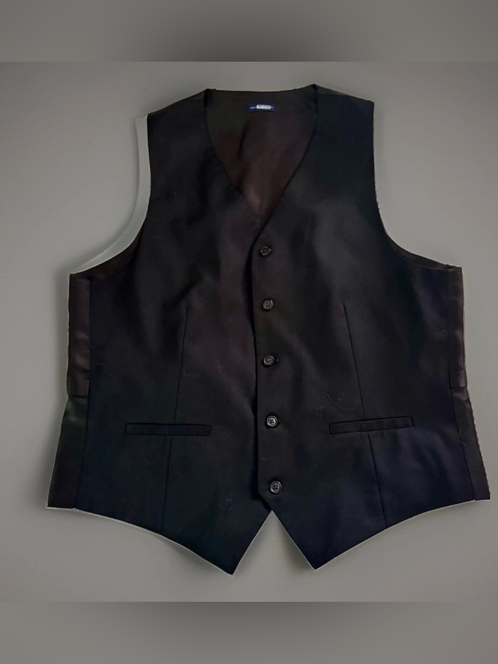 Stafford Performance Black Wool Vest Men’s Large - Excellent Condition/worn once - Picture 3 of 9